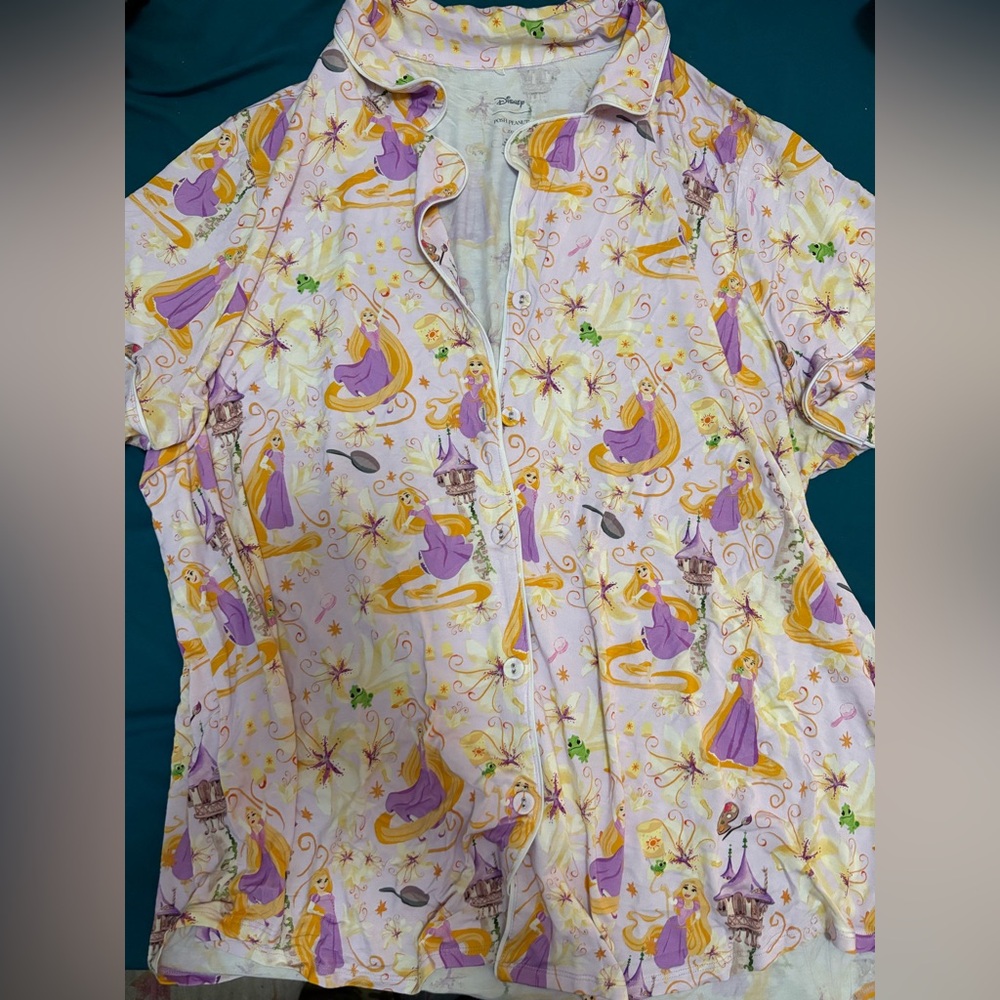 Disney Posh Peanut Rapunzel Pajama set (shorts)